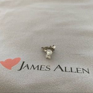 James Allen .75 Carat Lab Created Diamond Earrings